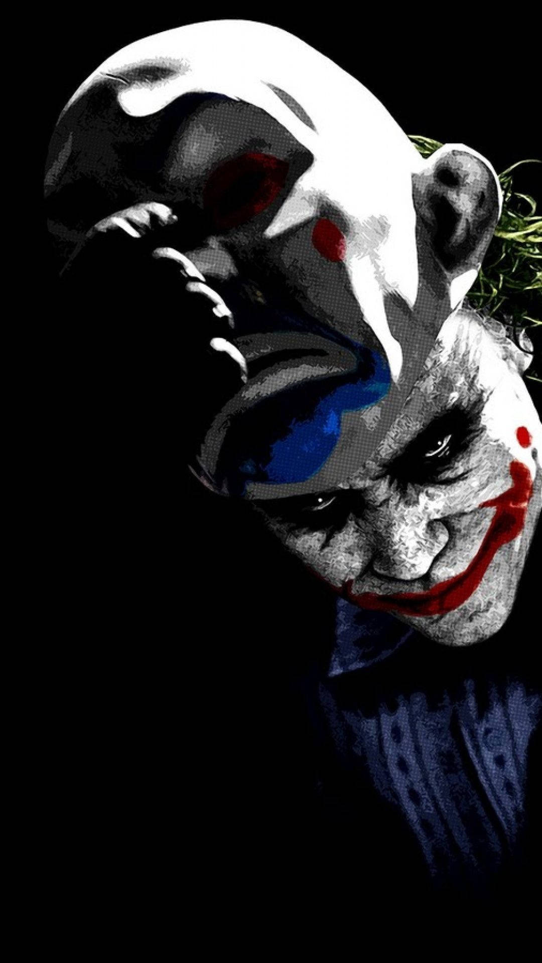 Captivating Joker Art For Iphone Screen Background