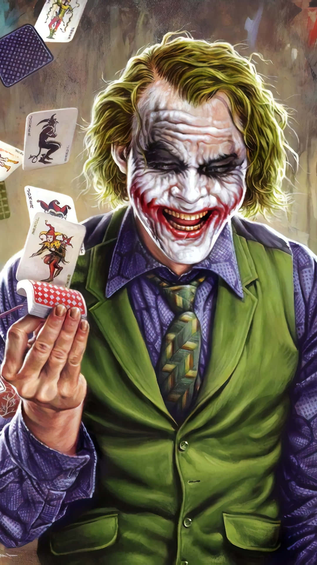 Captivating Joker Laughing Wallpaper