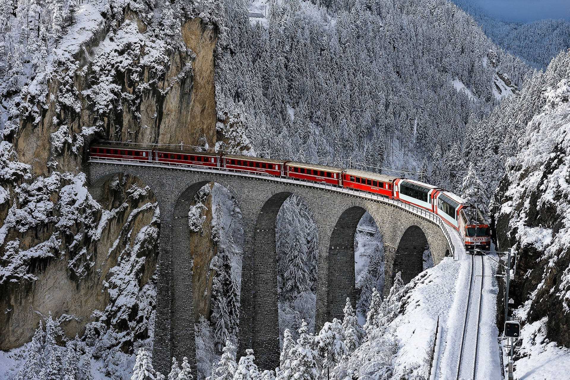 Captivating Journey With The Glacier Express In The Magnificent Swiss Alps