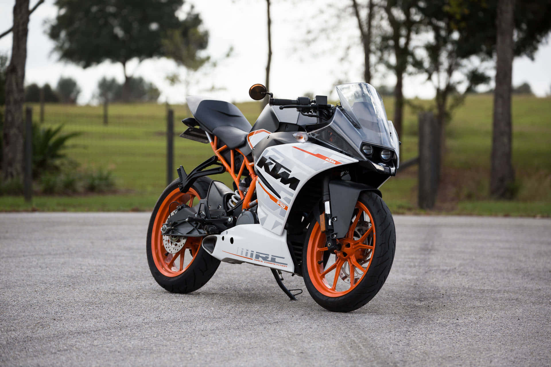 Captivating Ktm Bike Ride Background