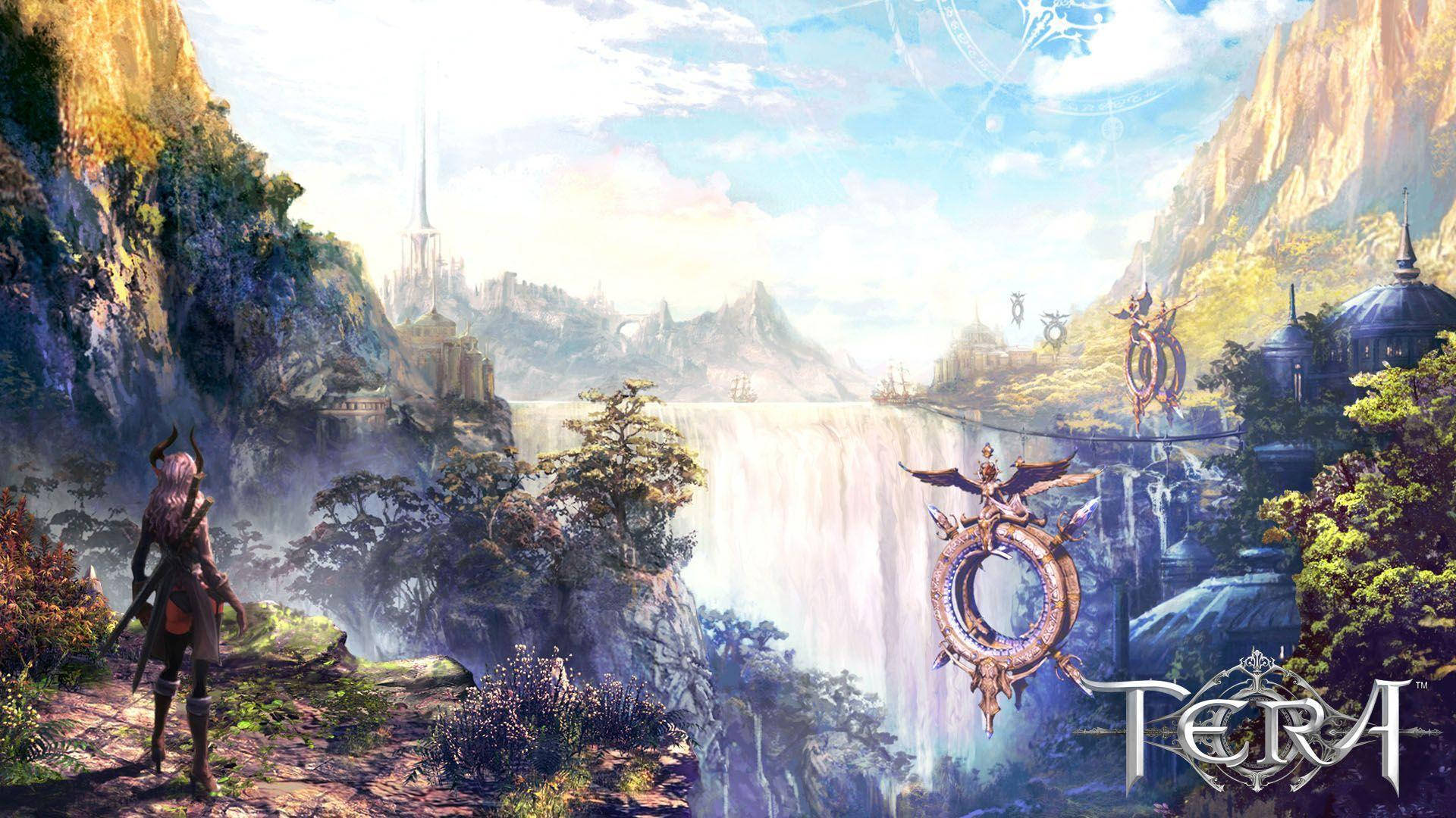 Captivating Landscape Of Tera World Background