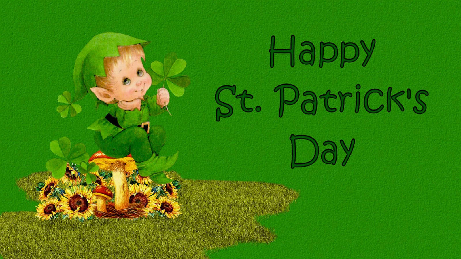 Captivating Leprechaun Celebrating St. Patrick's Day Background