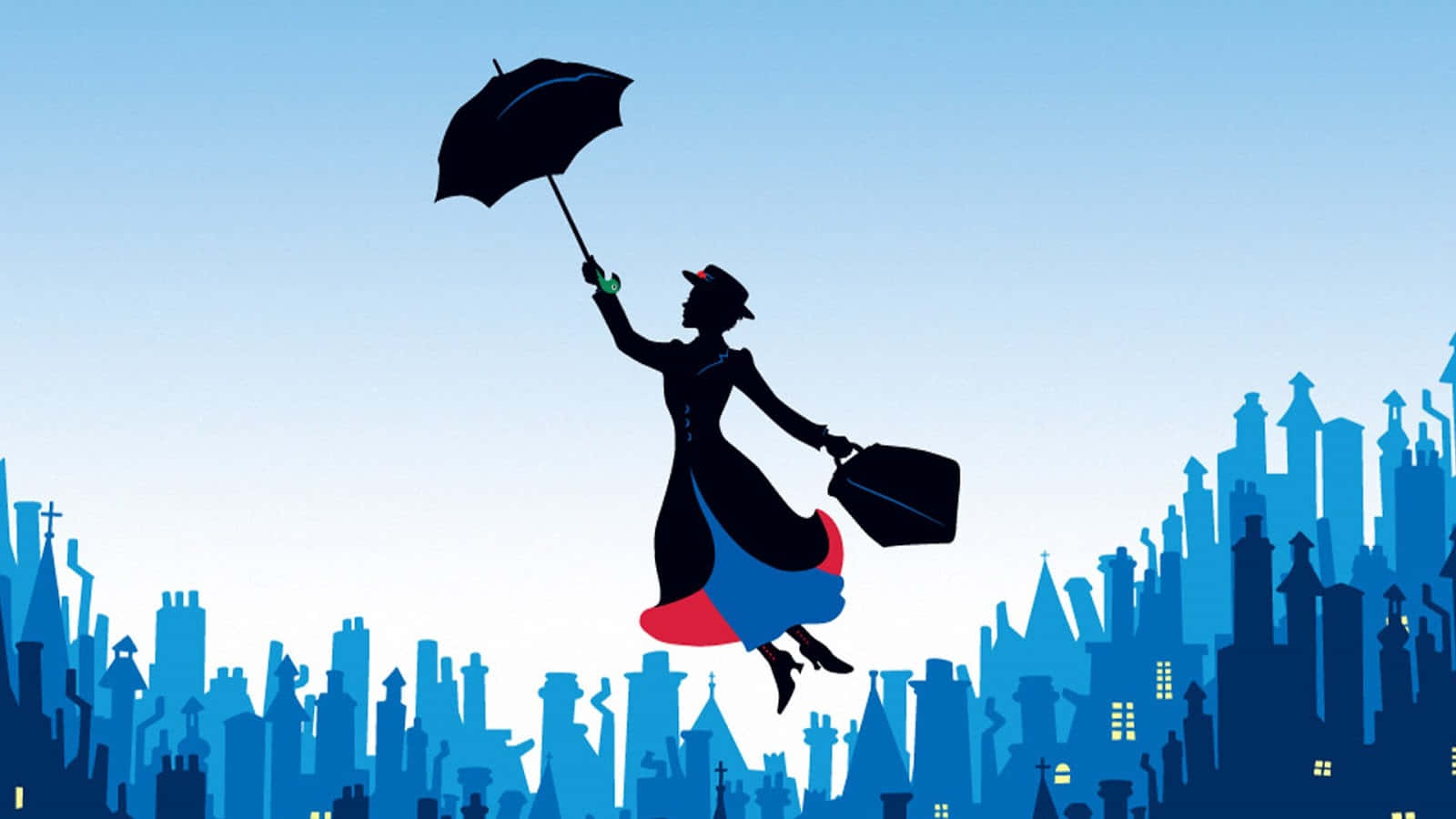 Captivating Mary Poppins Wallpaper Background