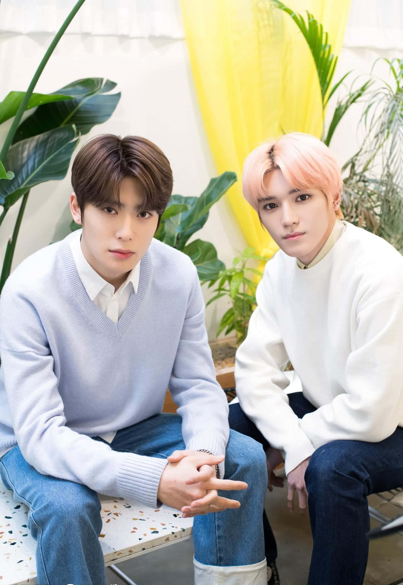 Captivating Moments With Nct Jaehyun And Taeyong Background