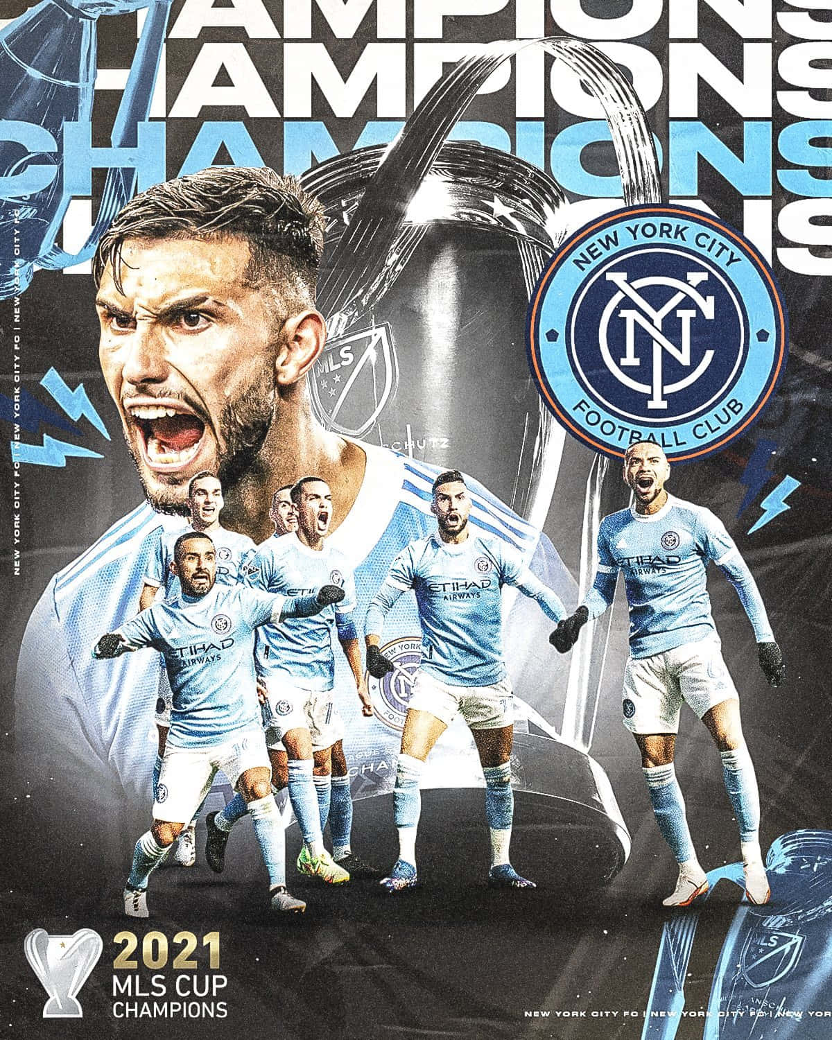 Captivating New York City Fc Graphic Art