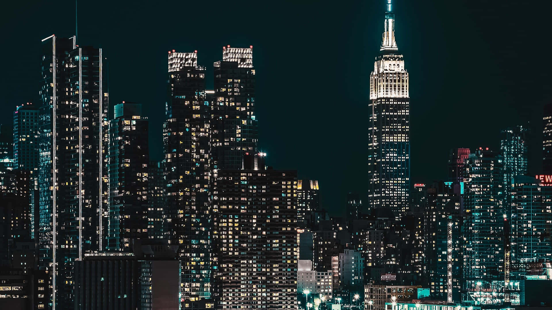 Captivating New York City Night In 4k Background