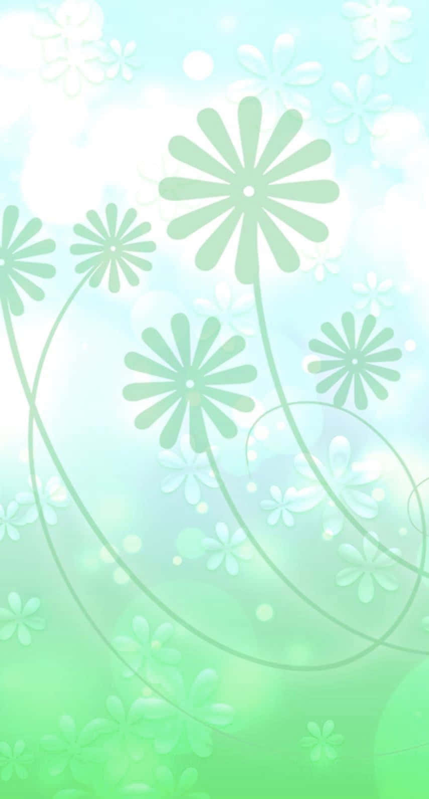 Captivating Pastel Green Aesthetic Background