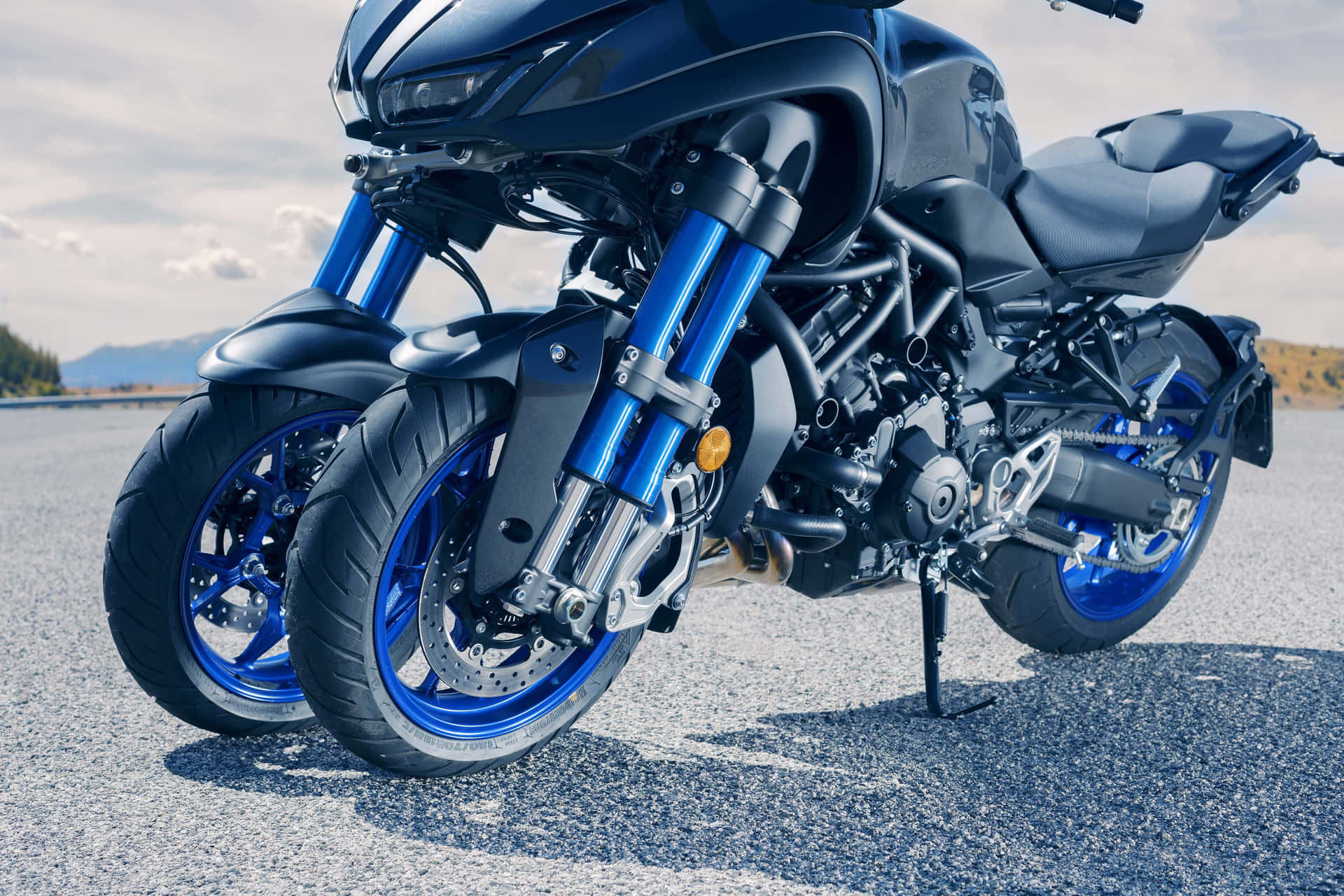 Captivating Performance: Yamaha Motorcycle In Motion