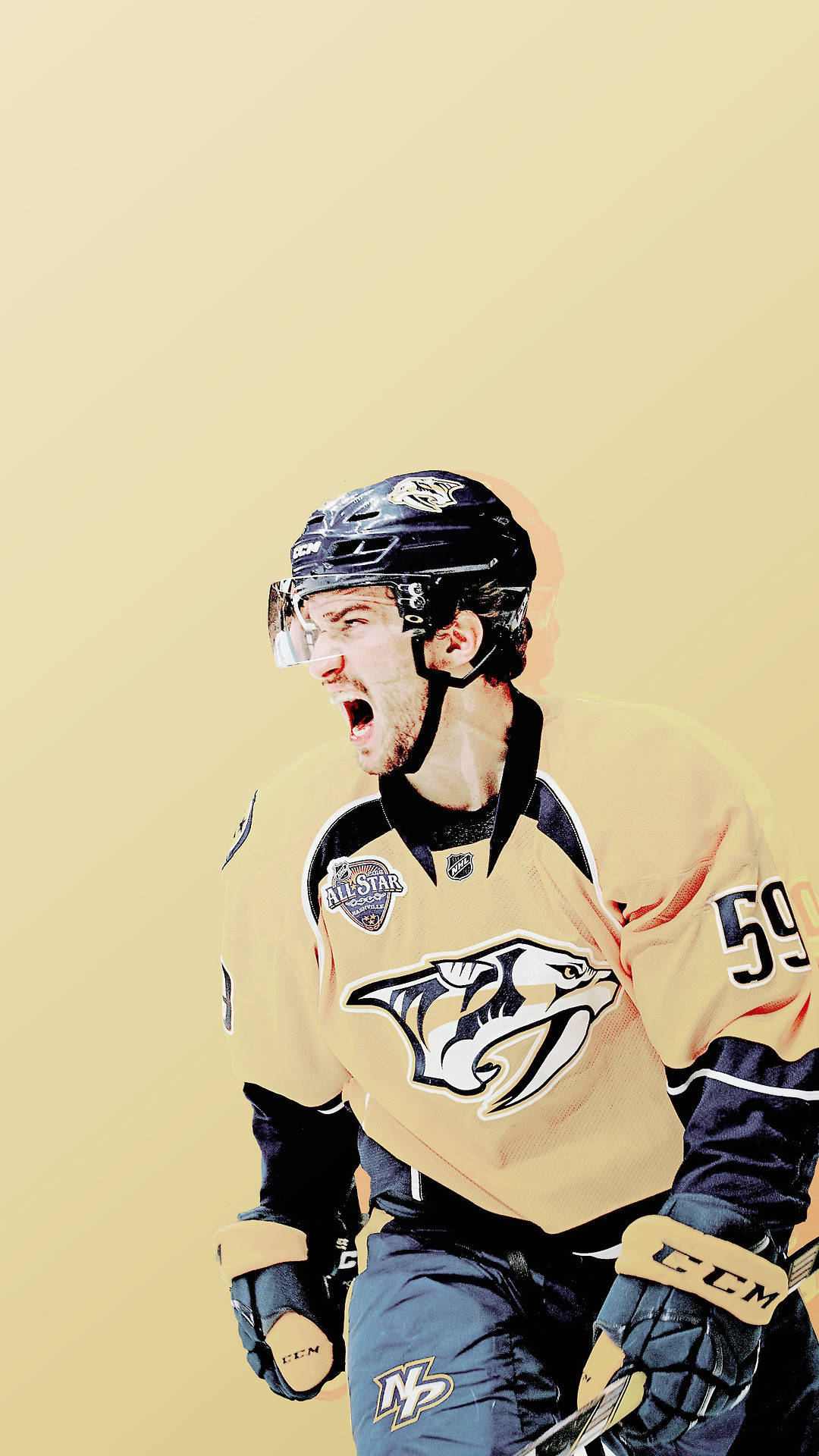 Captivating Picture Of Roman Josi In Action