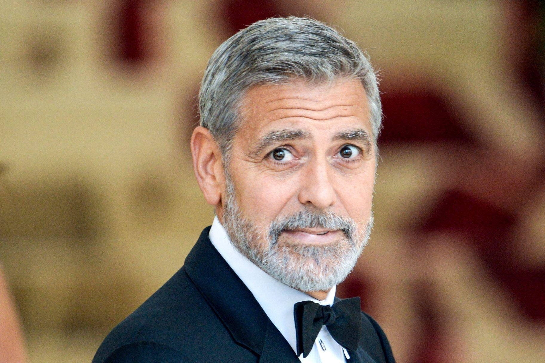 Captivating Portrait Of George Clooney