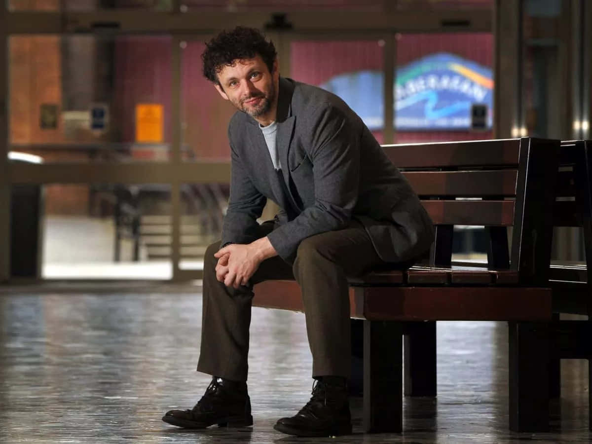 Captivating Portrait Of Michael Sheen Background