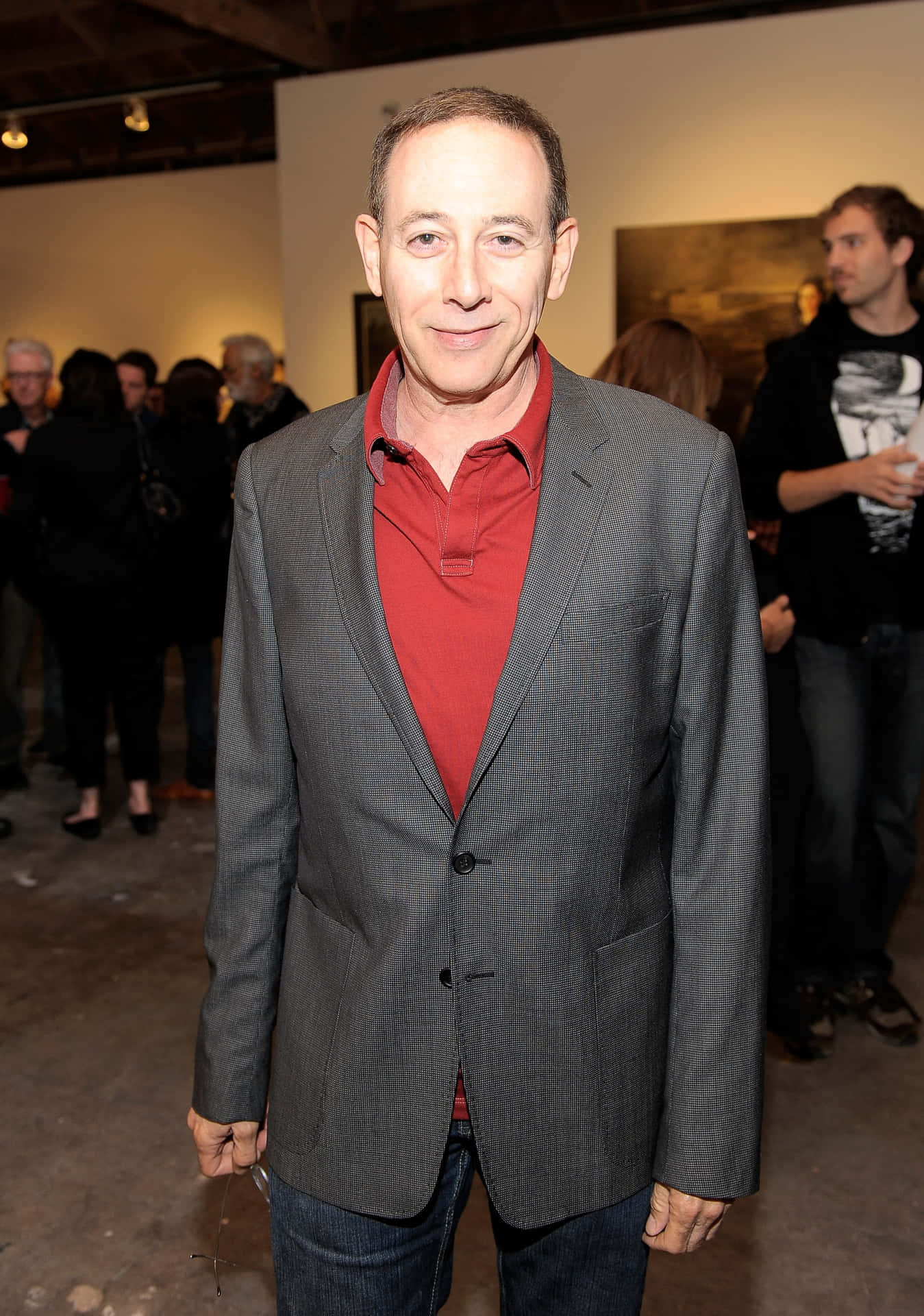 Captivating Portrait Of Paul Reubens Background