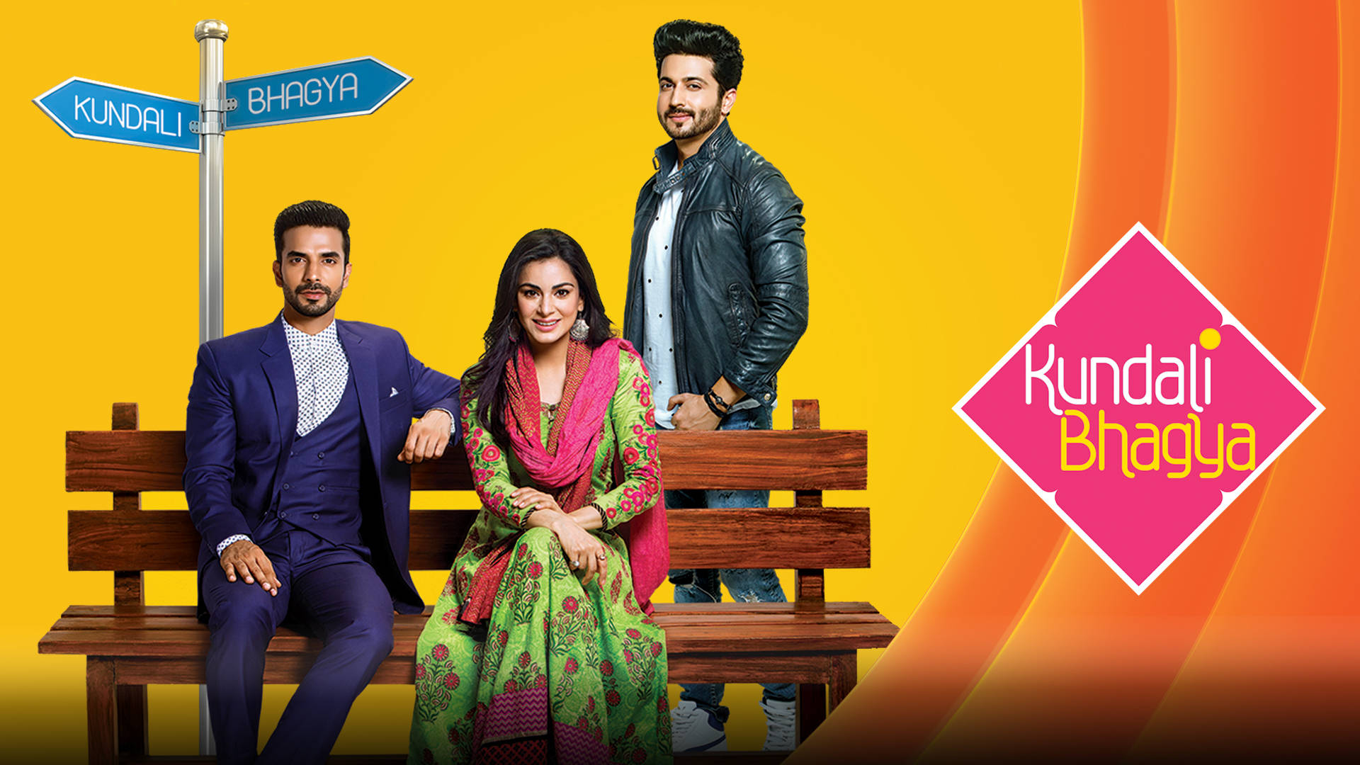 Captivating Poster Of Zee Tv's Kundali Bhagya Show