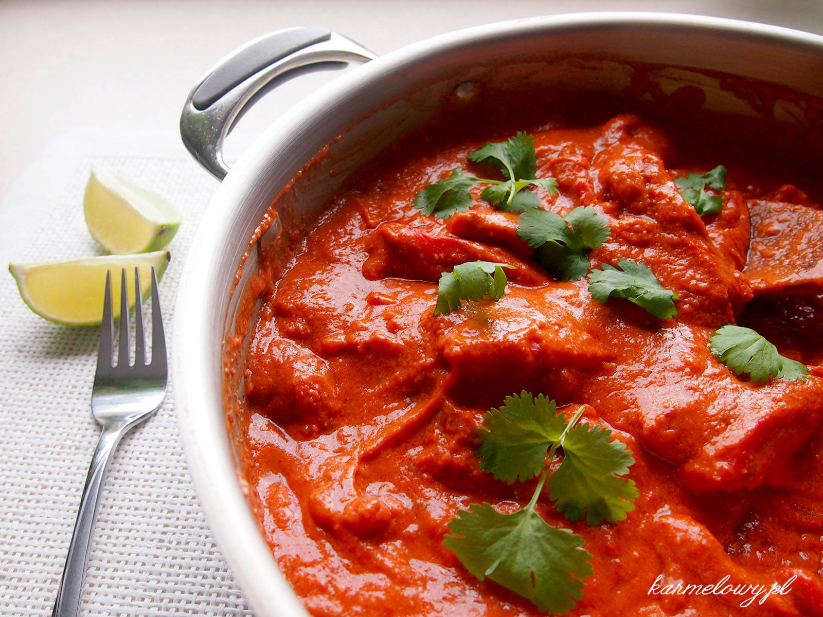 Captivating Presentation Of Butter Chicken