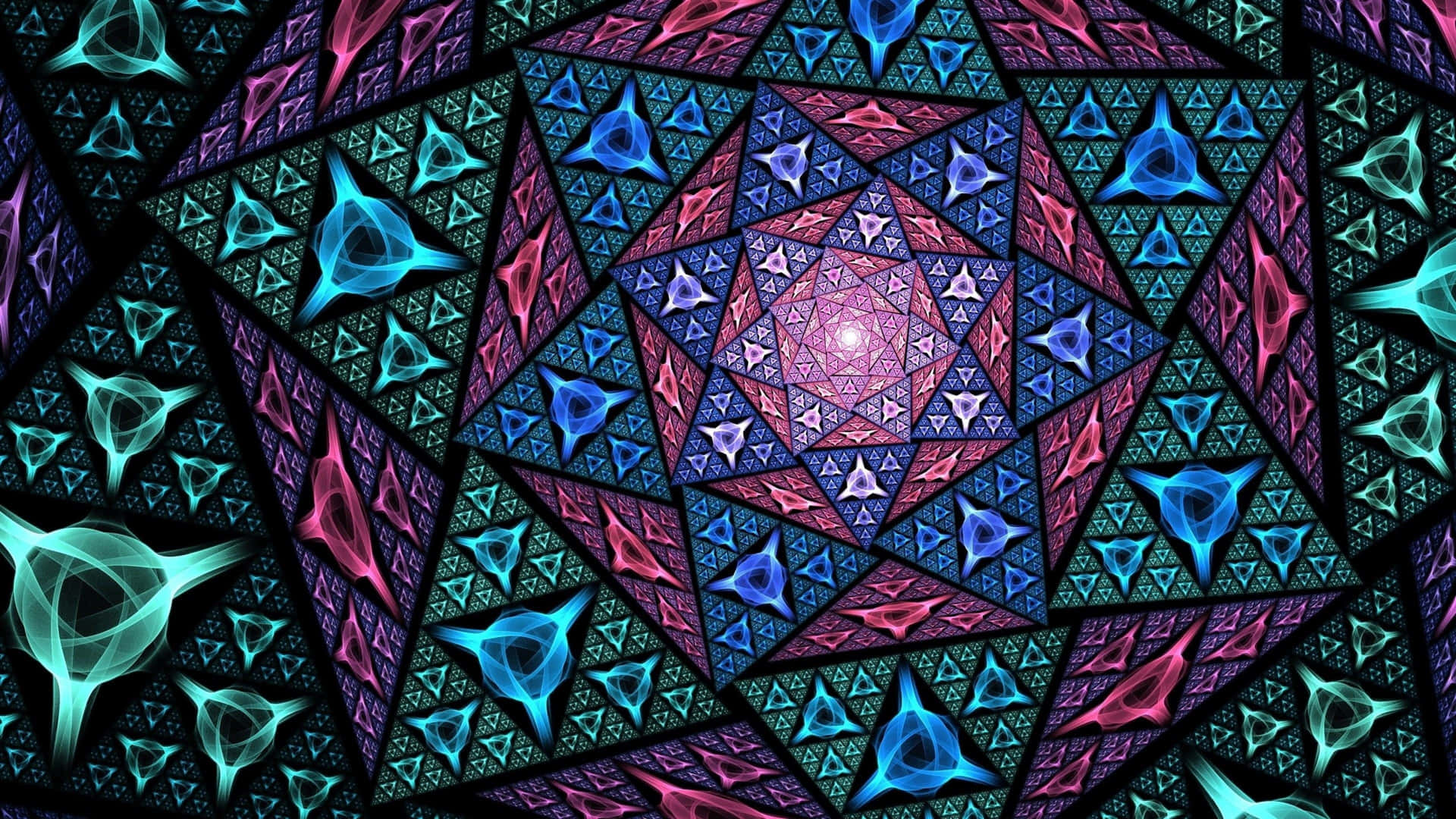 Captivating Psychedelic Art Experience Background