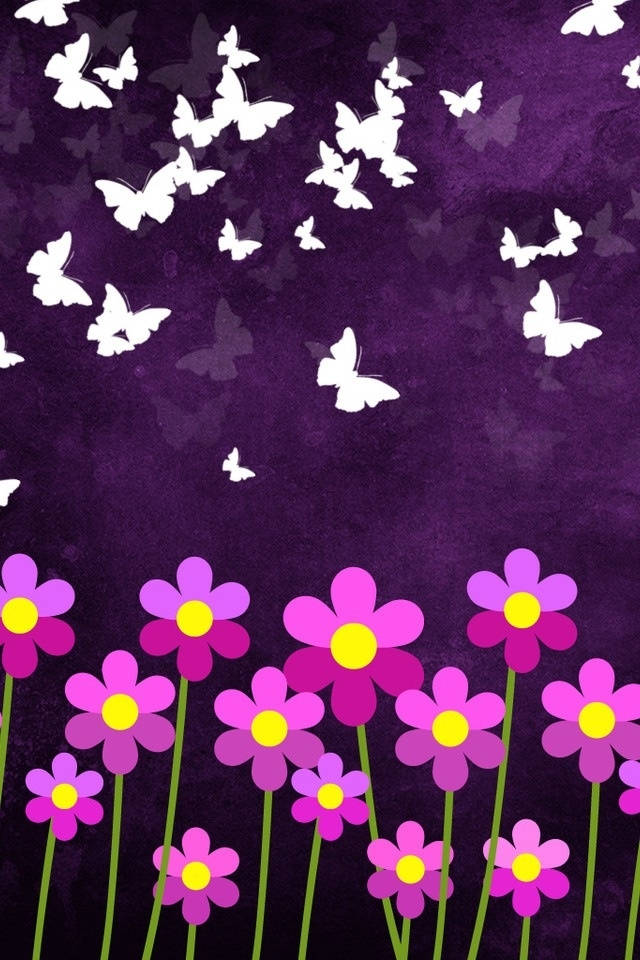 Captivating Purple Wallpaper For Girl's Phone Background