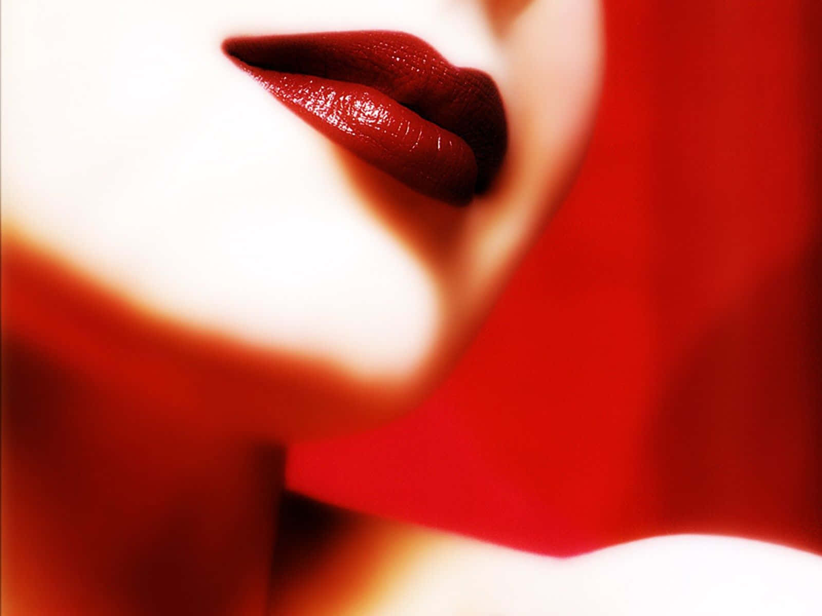 Captivating Red Lips Background