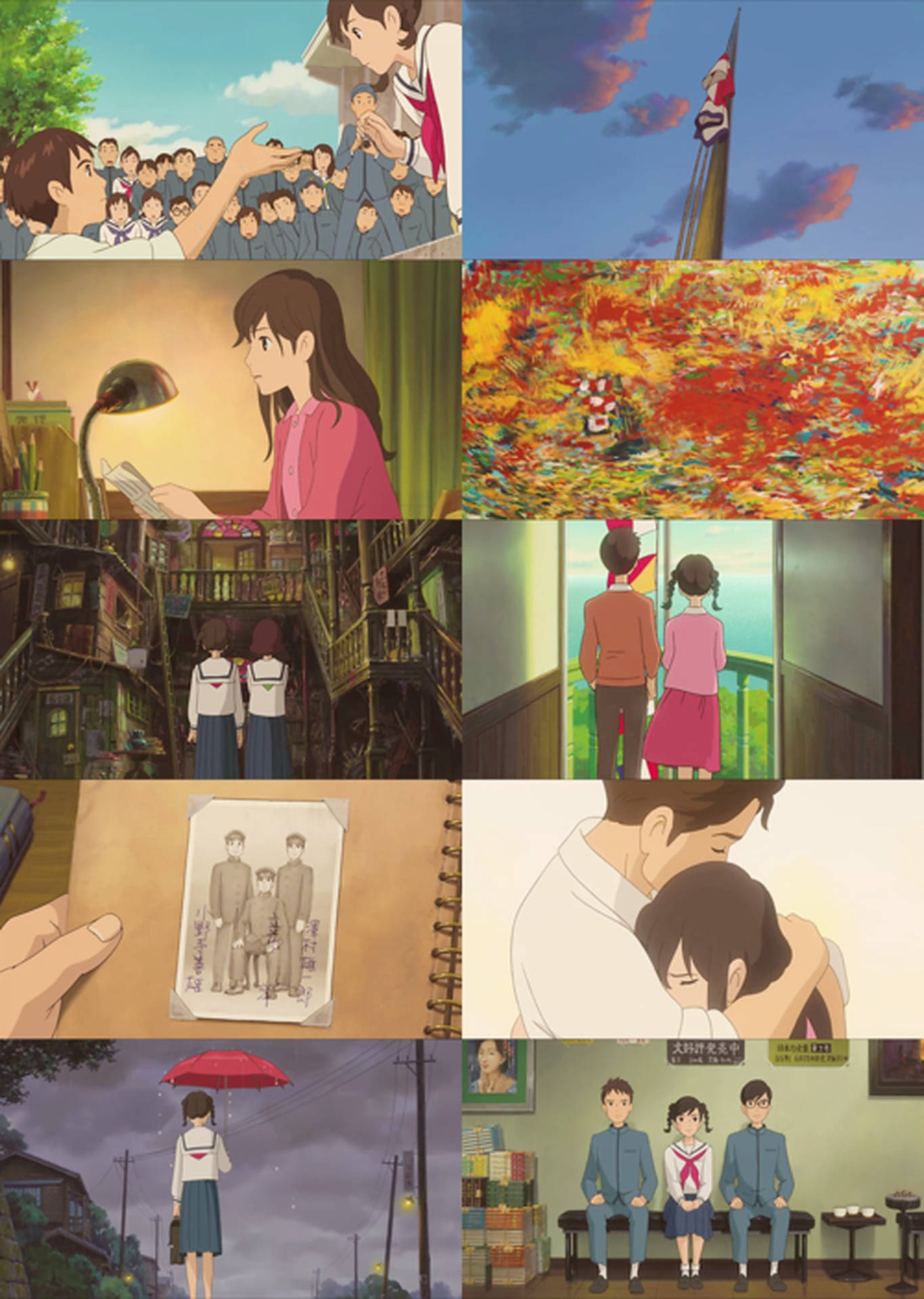 Captivating Scenery From The Movie 'from Up On Poppy Hill' Background