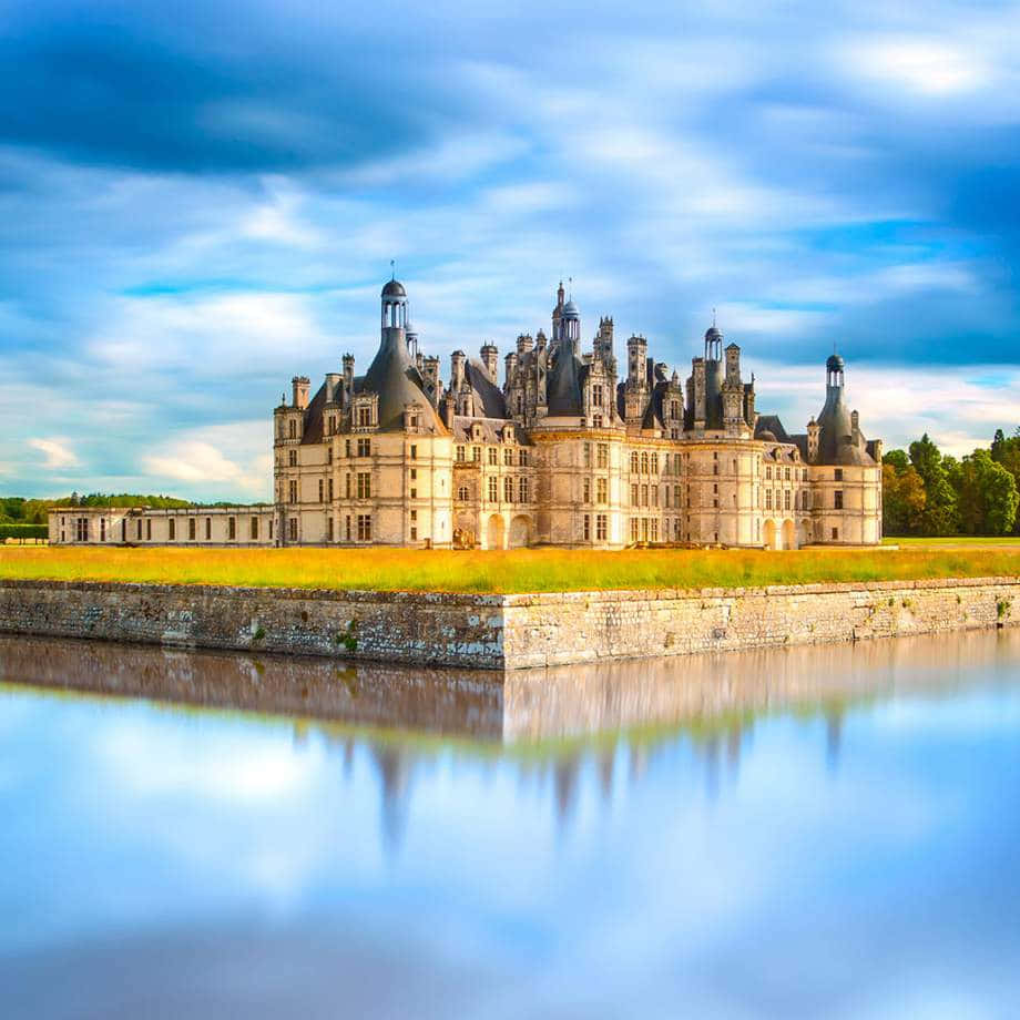 Captivating Shot Of The Majestic Chateau De Chambord