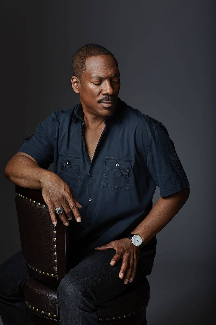 Captivating Studio Portrait Of Eddie Murphy Background