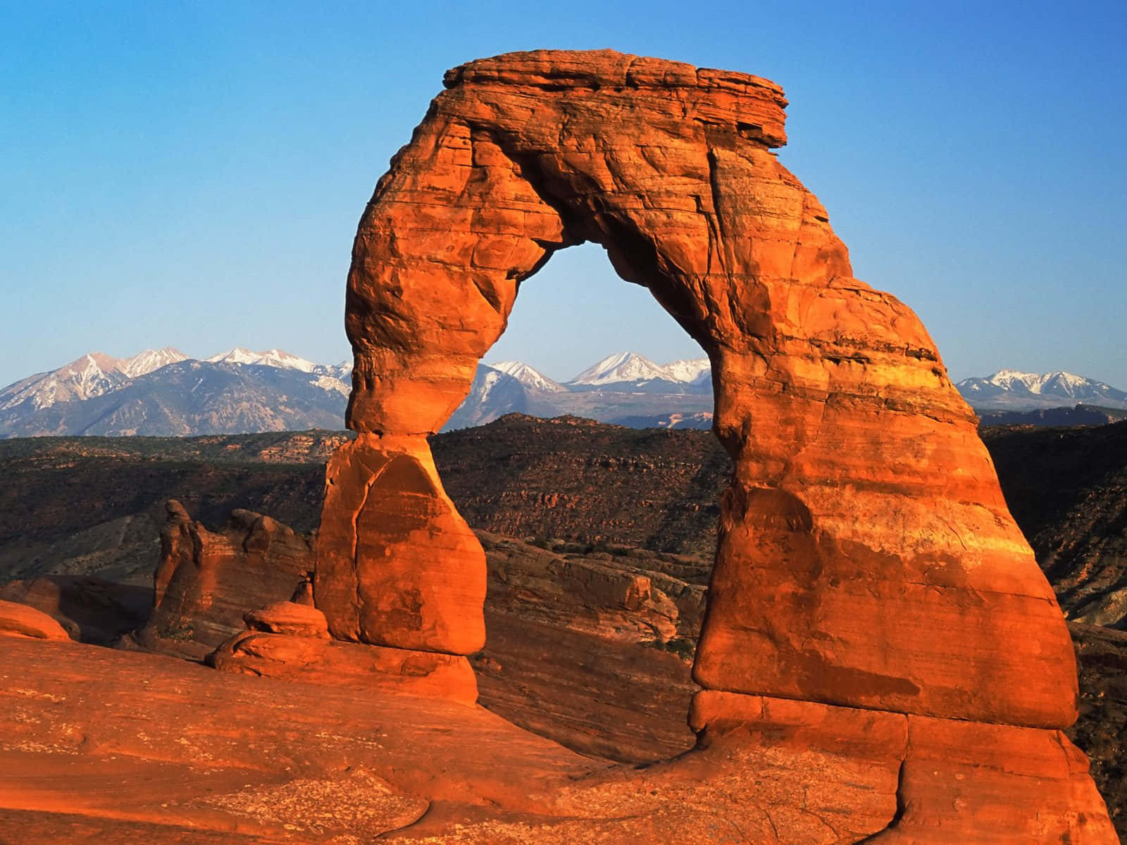 Captivating Sunset At Delicate Arch, Utah