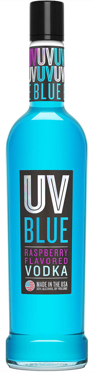 Captivating Uv Raspberry Blue Vodka Background