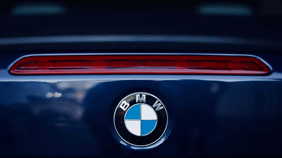 Captivating View Of A Bmw Logo Background