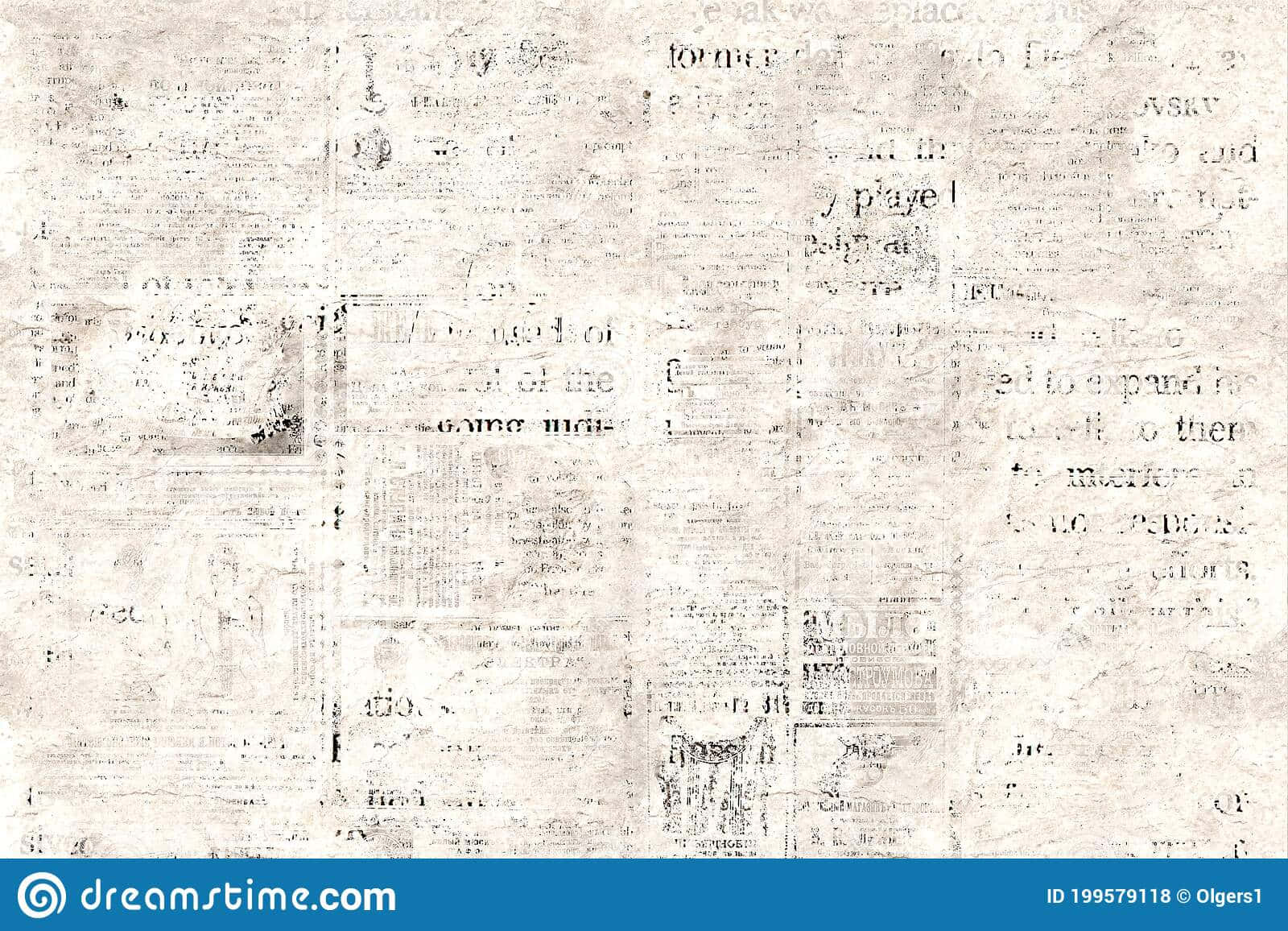 Captivating Vintage Newspaper Background Background