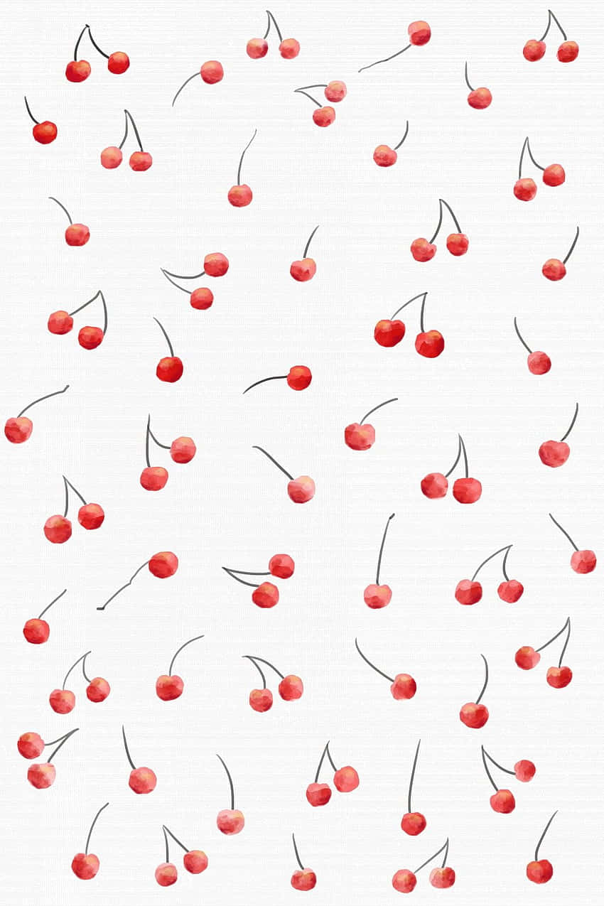 Captivating Watercolor Cherry Art Background