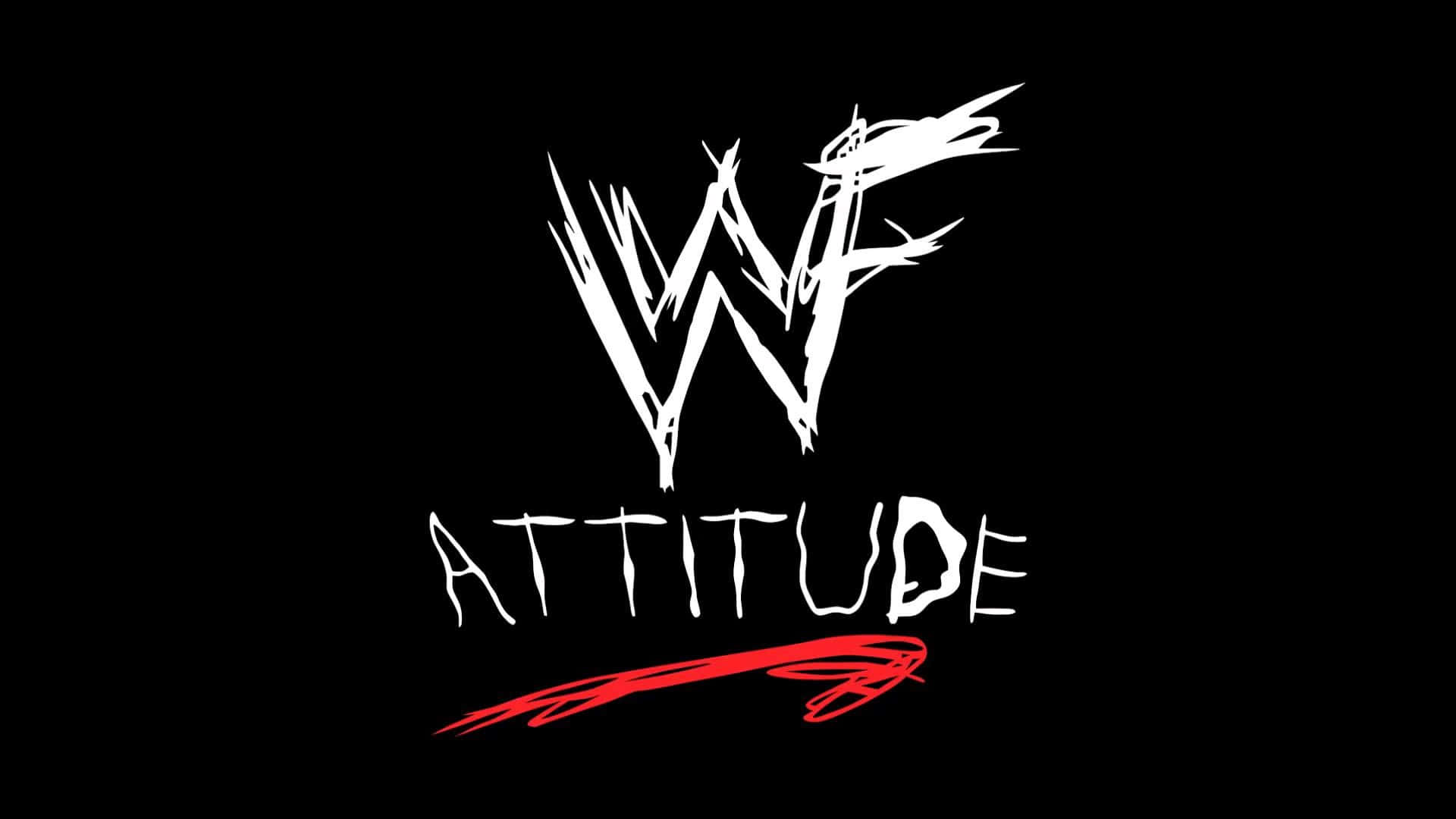 Captivating Wwe Logo With Fiery Background Background