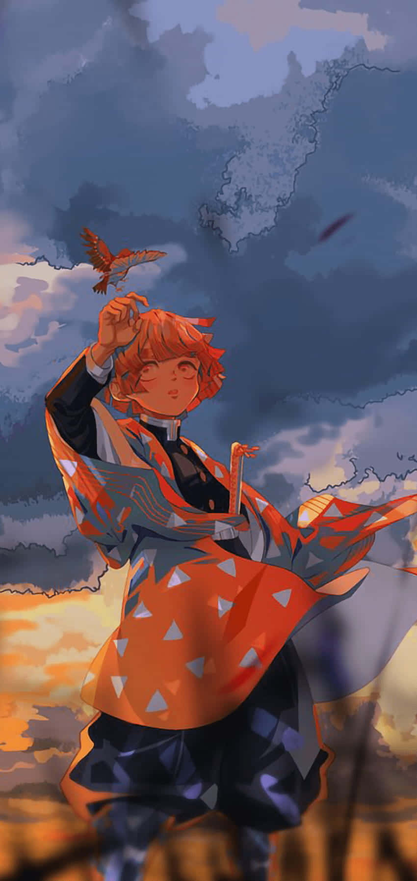 Capture Moments With The Zenitsu Phone Background