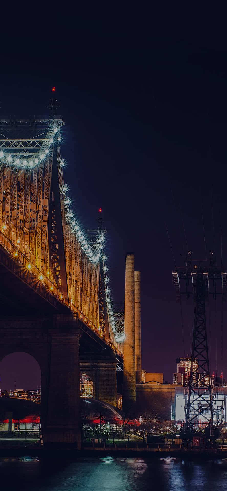 Capture The Beauty Of New York City At Night Background