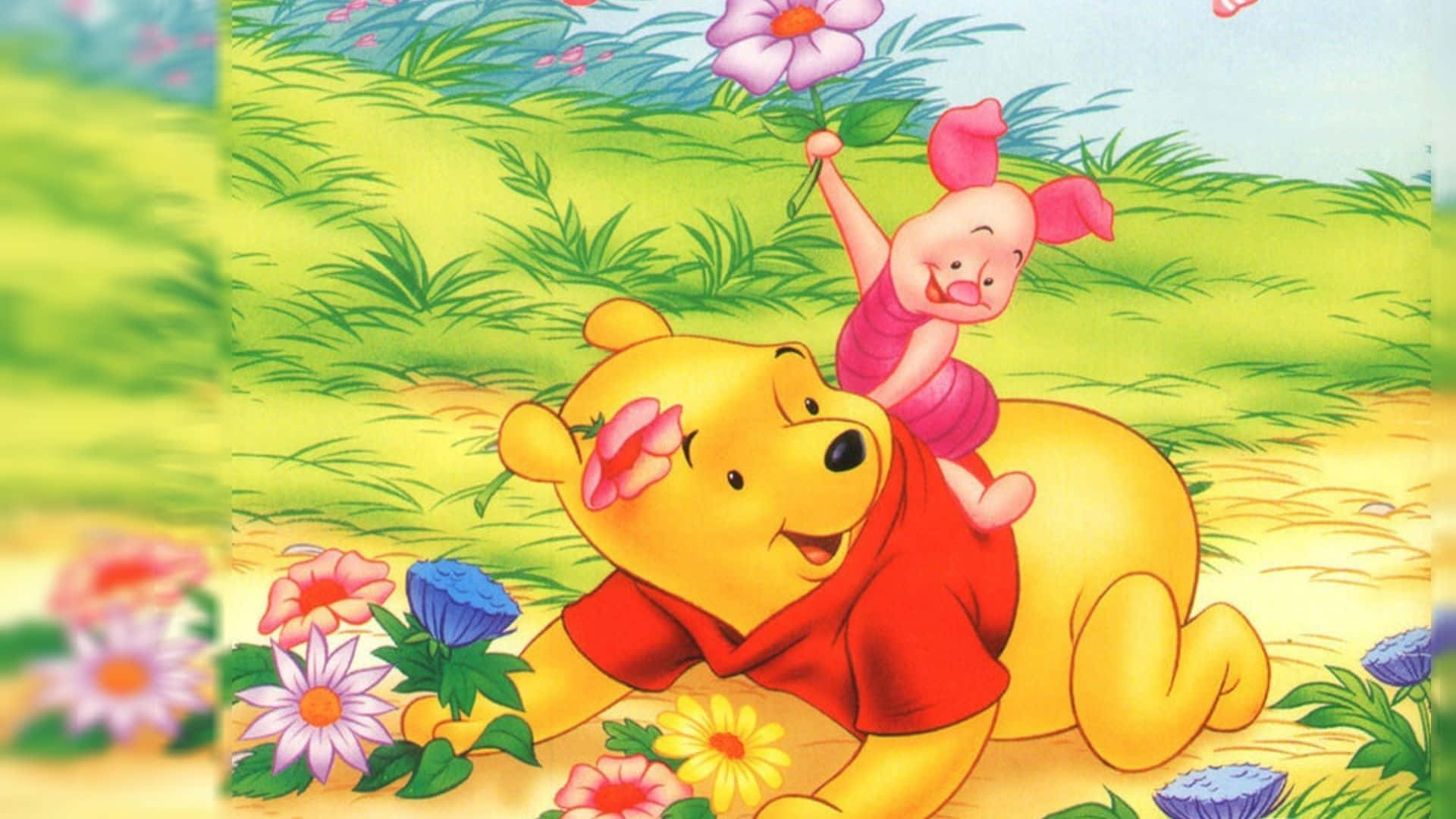 Capture The Joy Of Childhood With Winnie The Pooh Background
