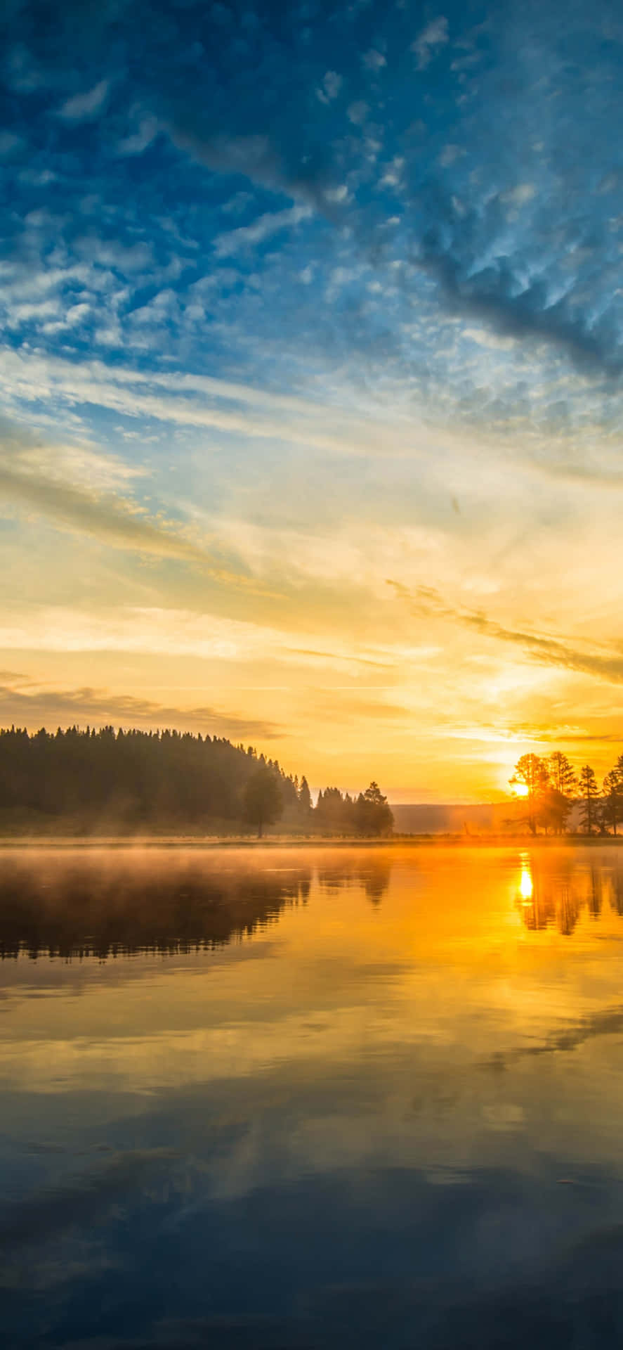 Capture The Magical Moment Of Sunrise Background