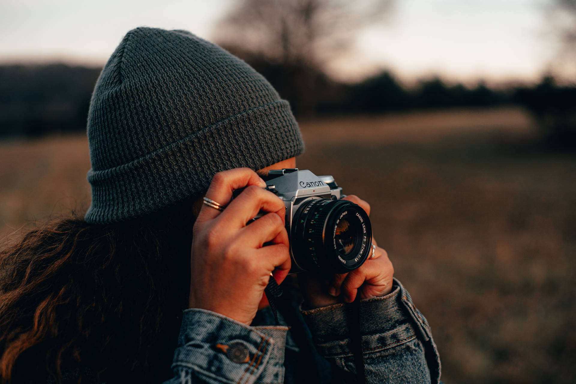 Capturing Life Through A Camera Background