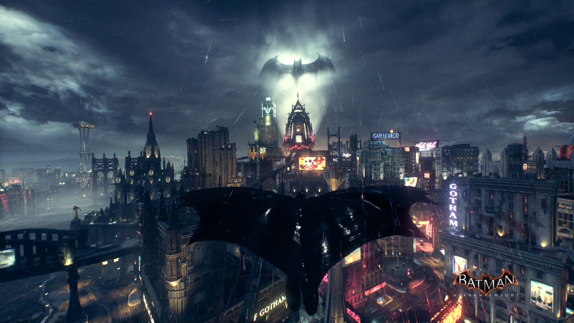 Capturing The Beauty Of Gotham City Background