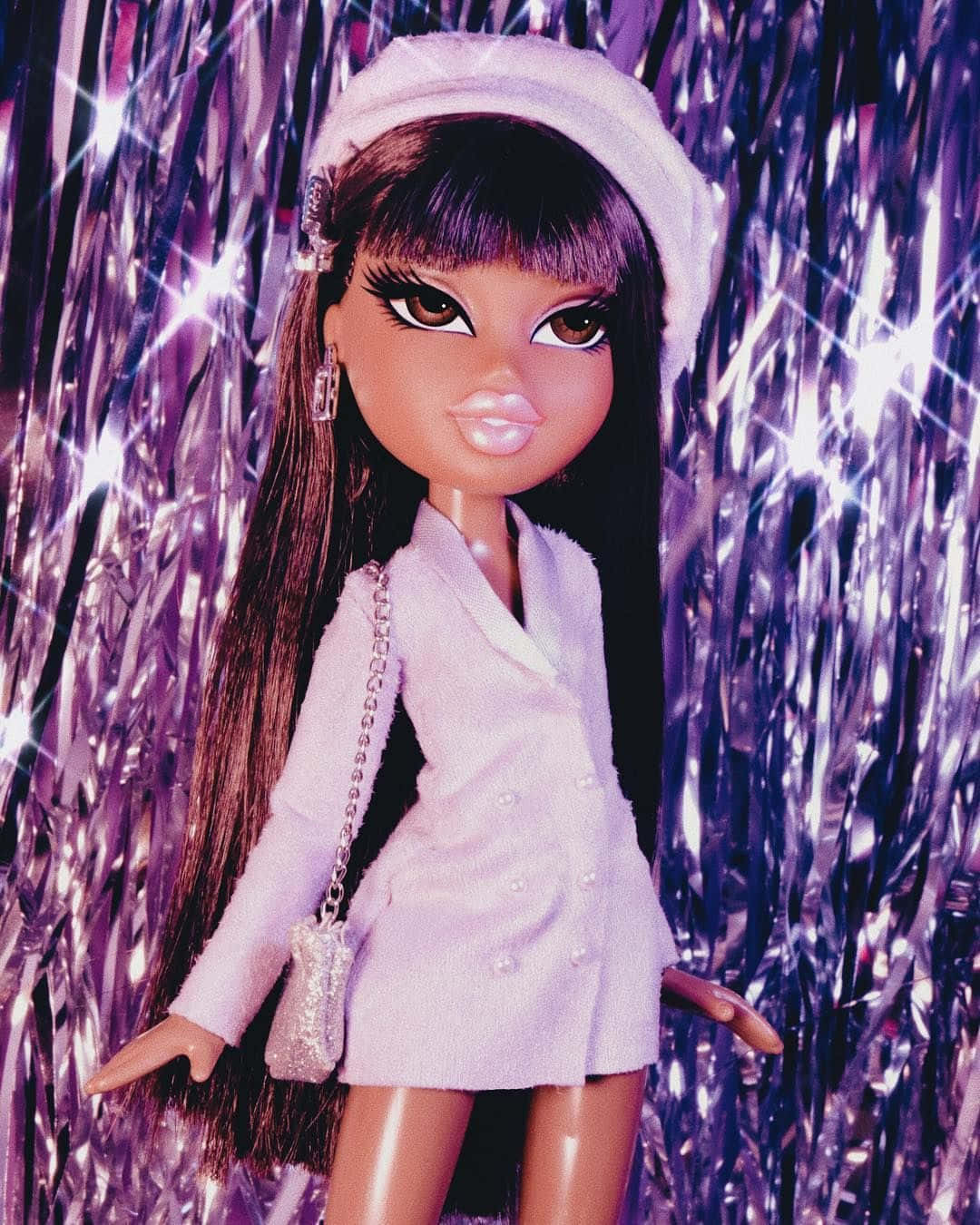 Capturing The Bold And Chic Fashion Statement Of Black Bratz Aesthetic Background