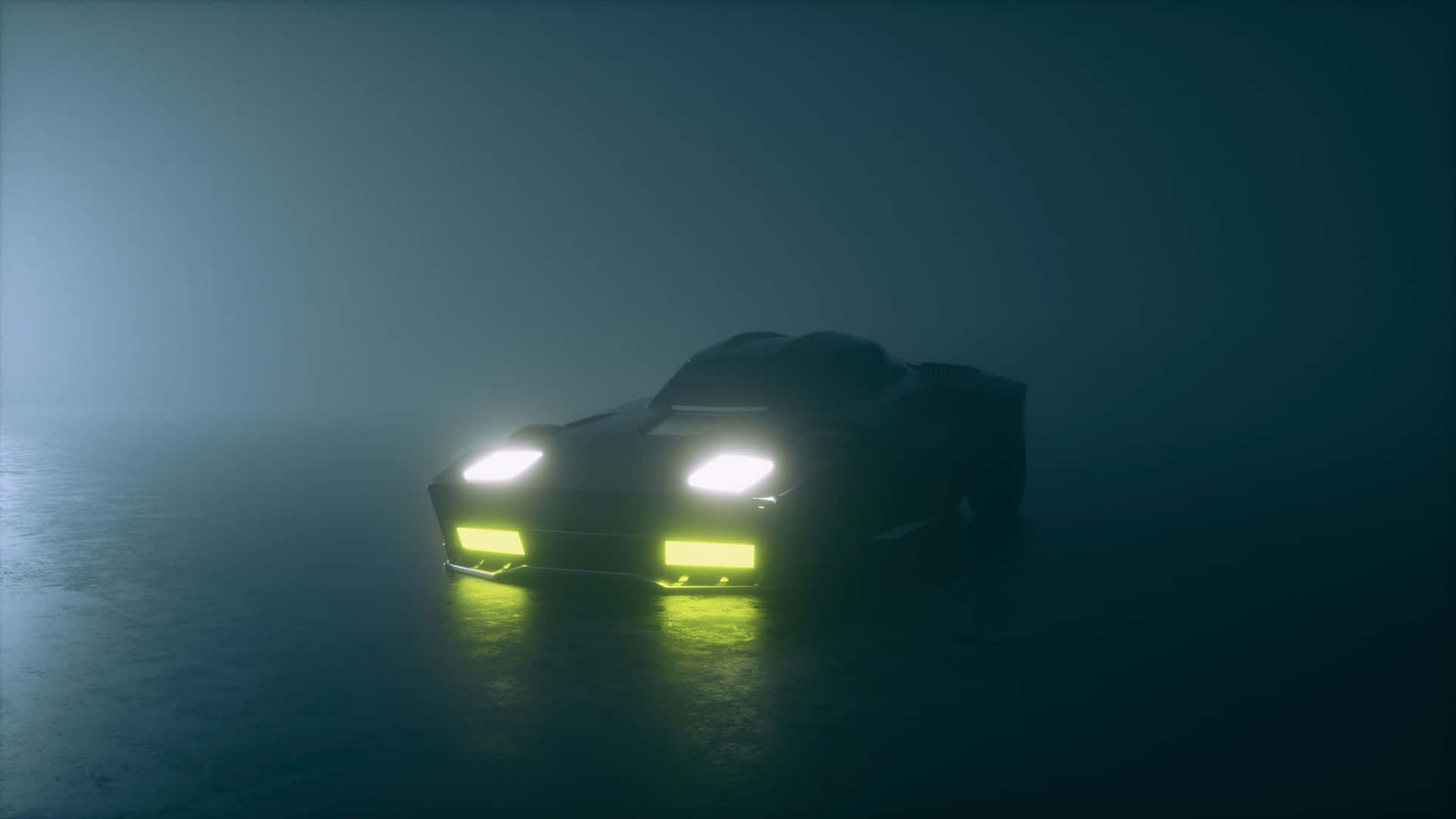 Car In The Fog Rocket League 4k Background