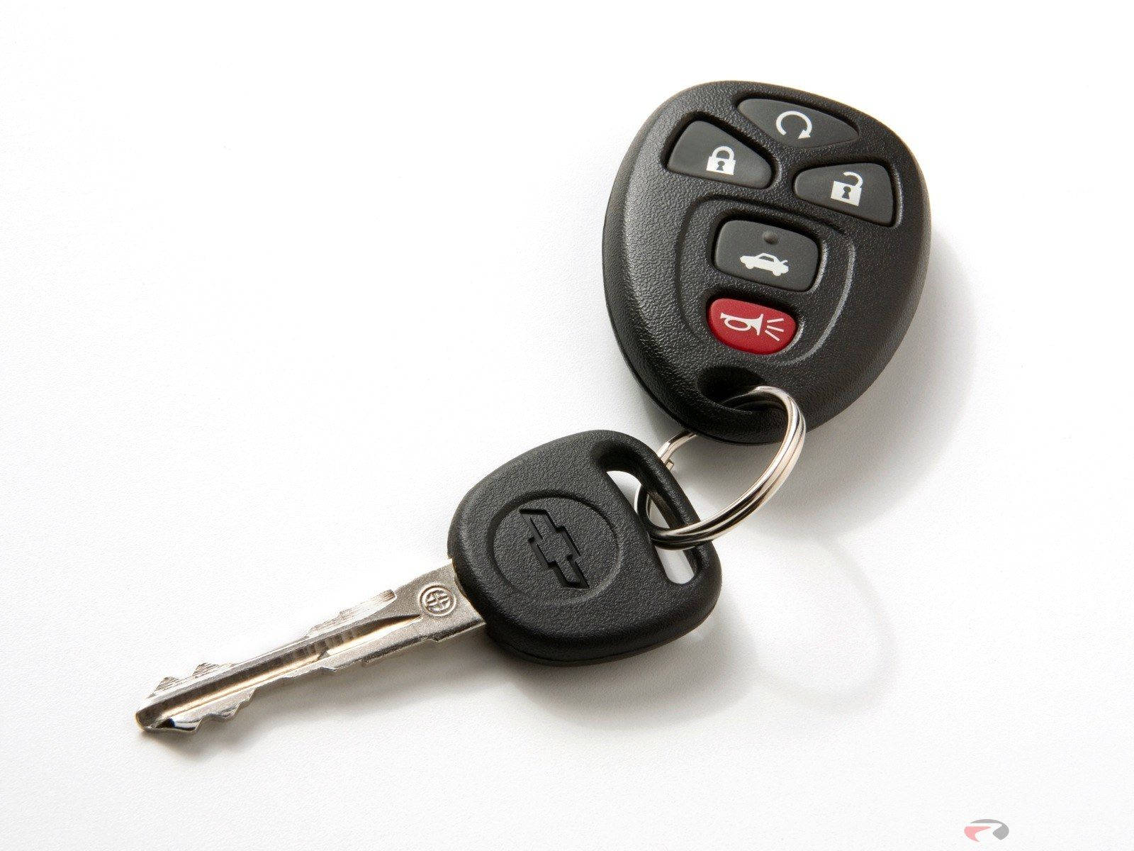 Car Key With Keyless Entry Remote Clicker Background