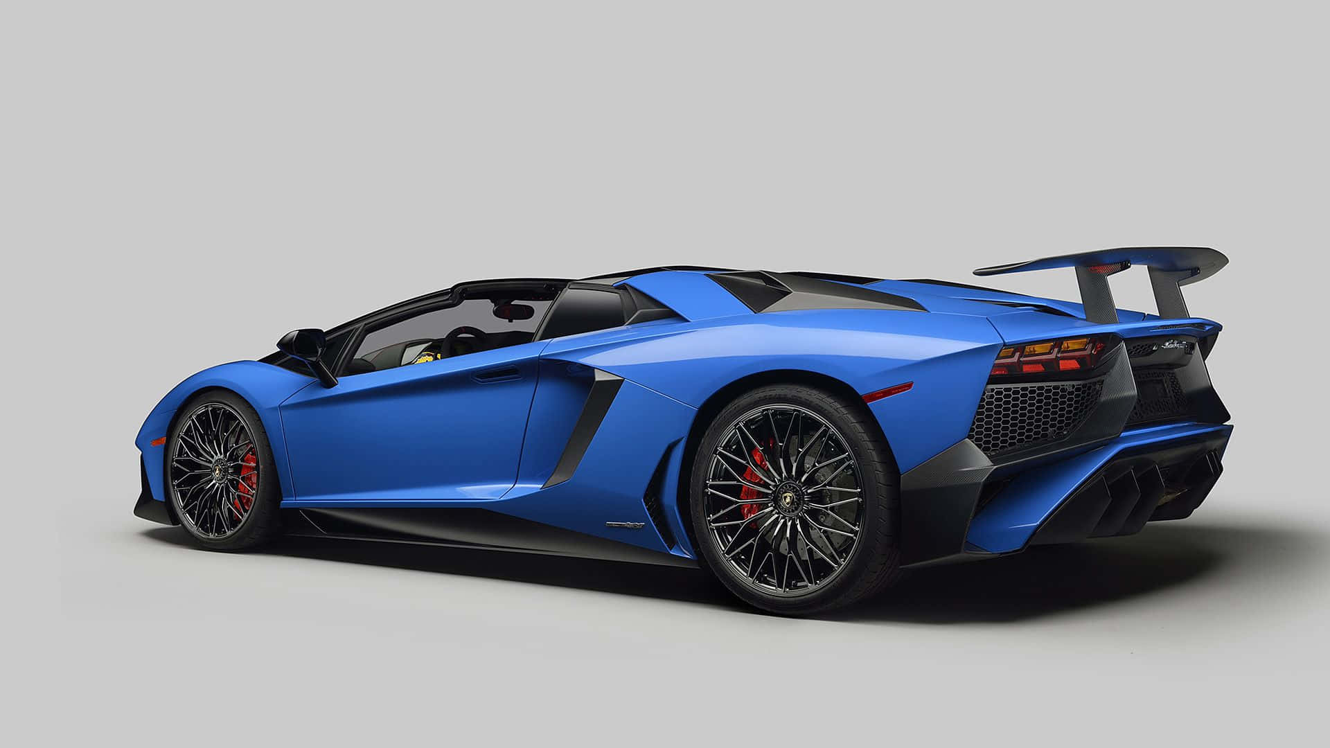 Car Model Blue Lamborghini Aventador Luxury Background
