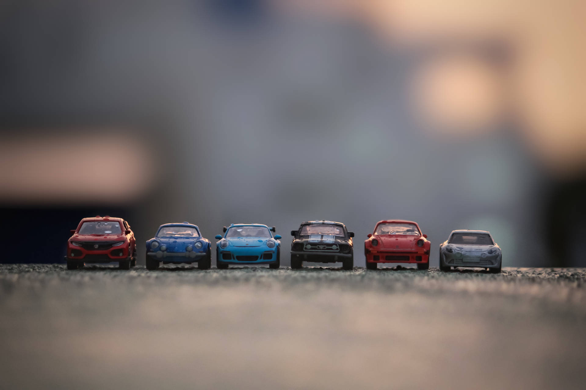 Car Toy Figurines Mustang Hd Background