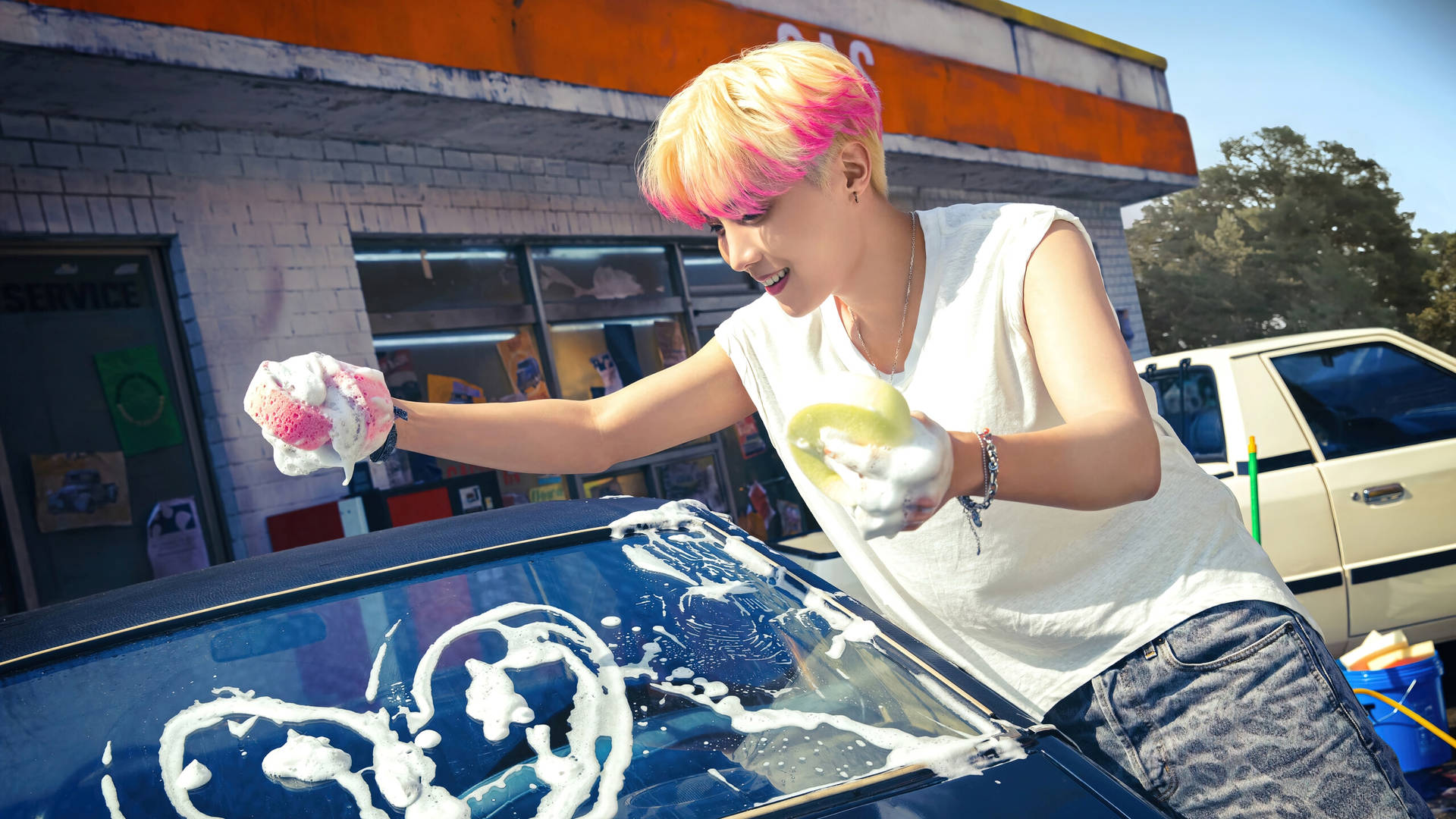 Car Wash Feat Bts J-hope Background