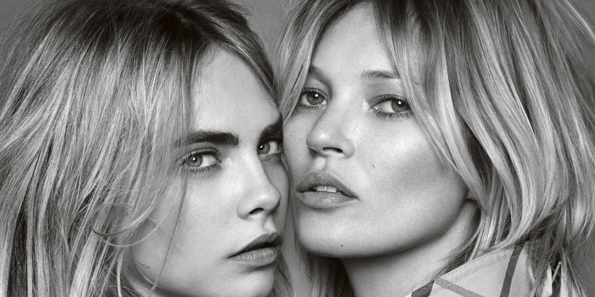 Cara Delevingne And Kate Moss
