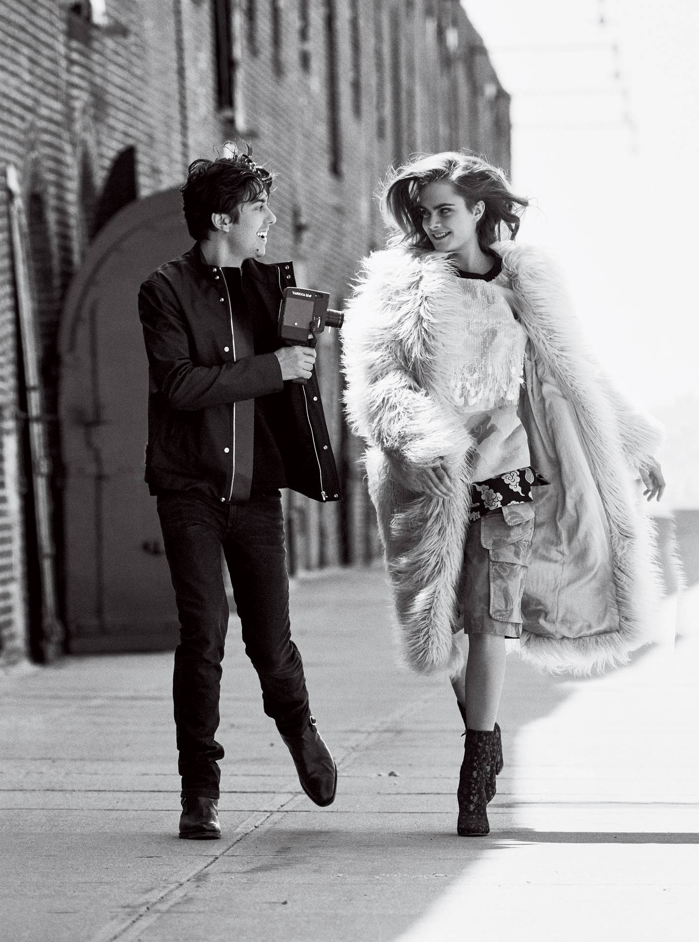 Cara Delevingne And Nat Wolff Background