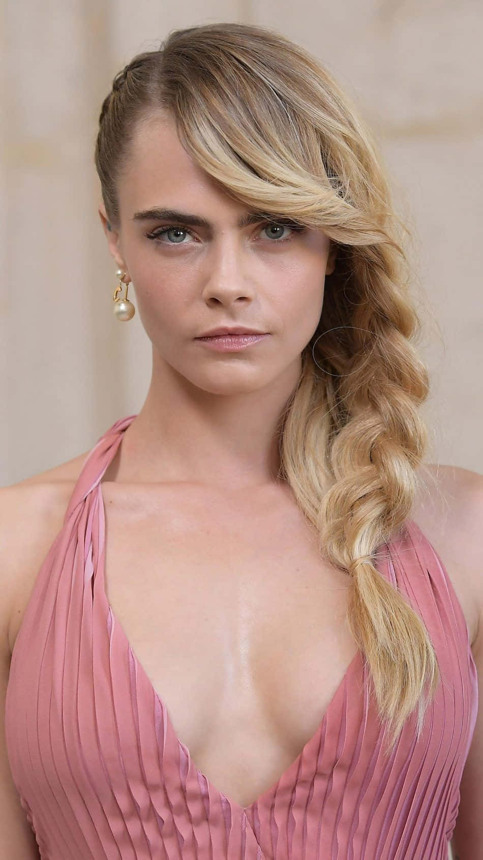 Cara Delevingne Cleavage Background