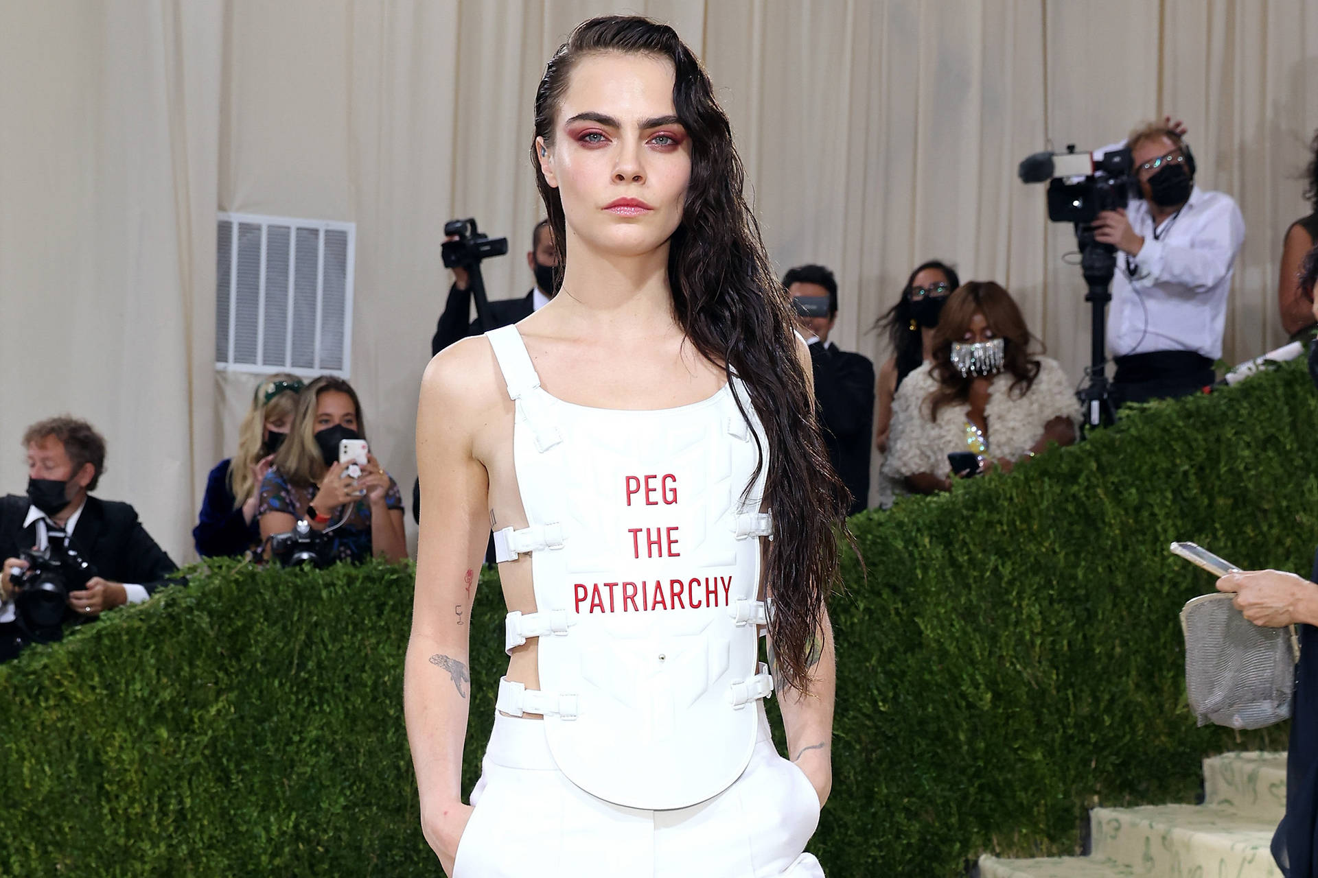 Cara Delevingne Peg The Patriarchy Background