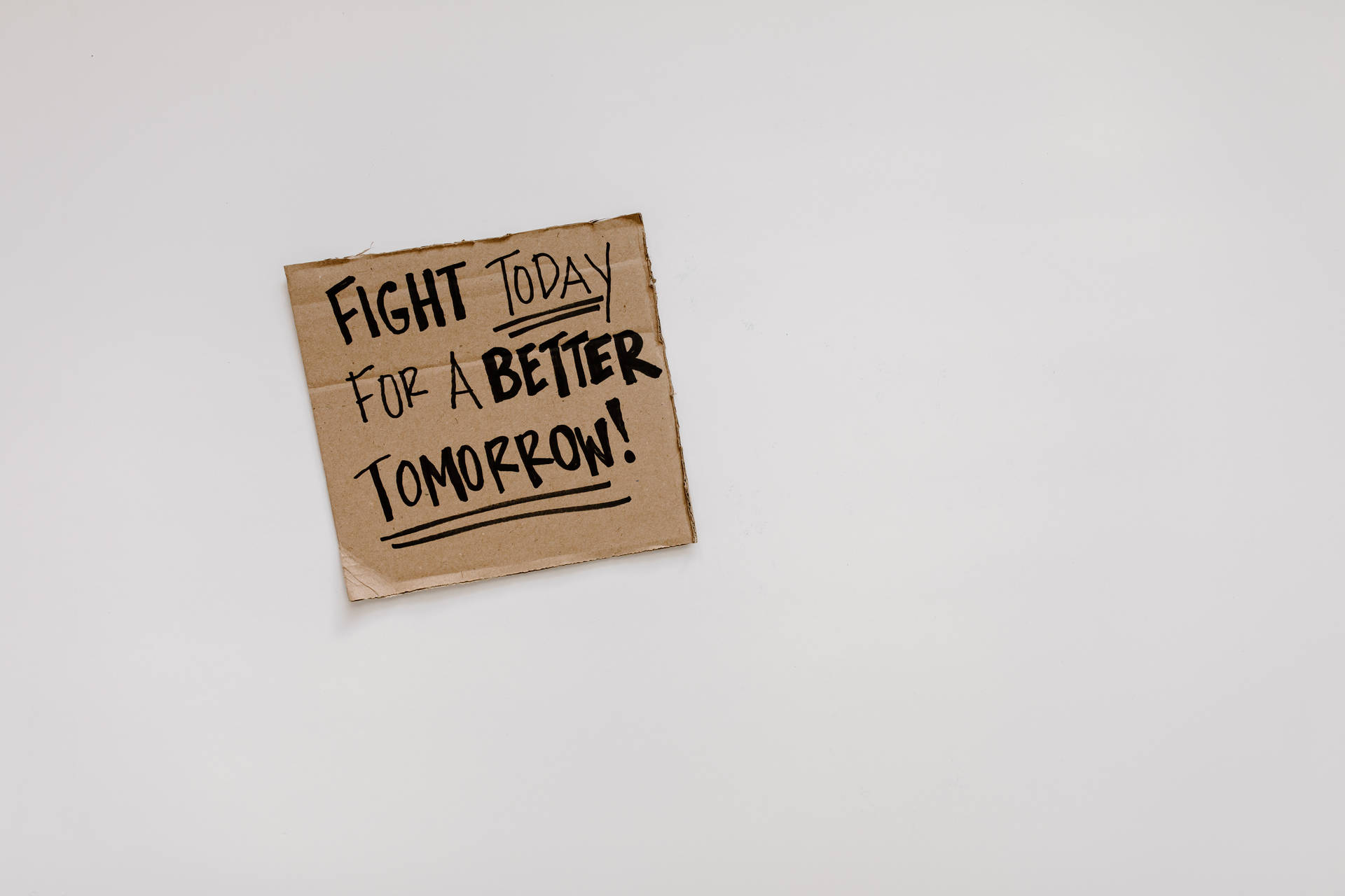 Cardboard Words That Are Inspirational Laptop Background
