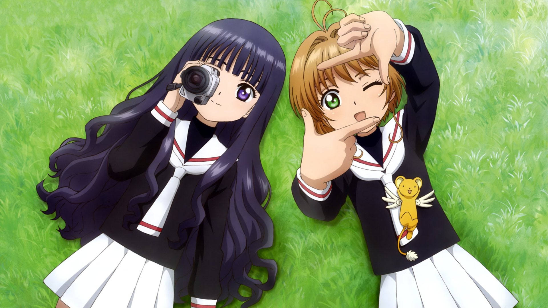 Cardcaptor Sakura And Tomoyo Best Friends Background