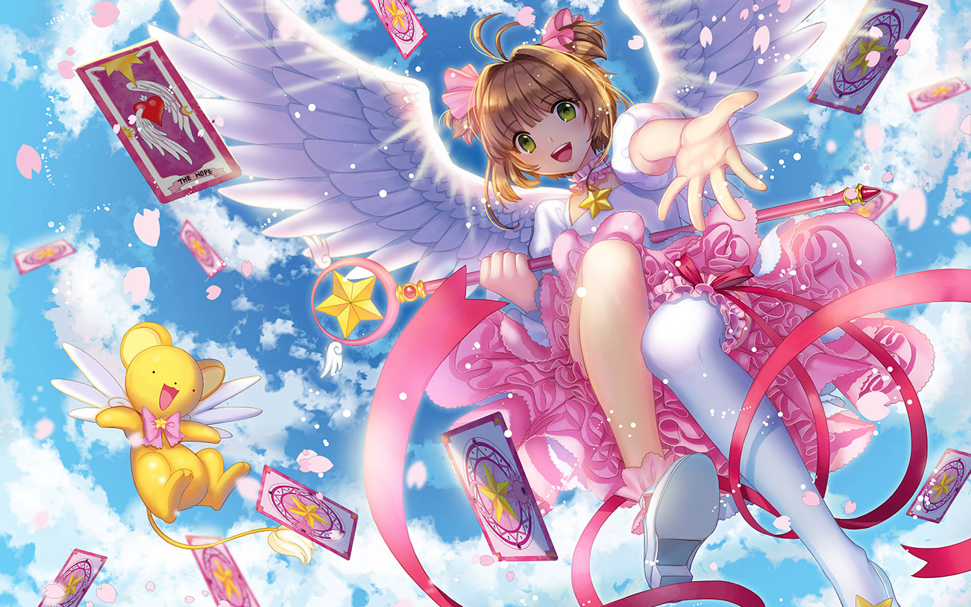 Cardcaptor Sakura Anime Angel Background