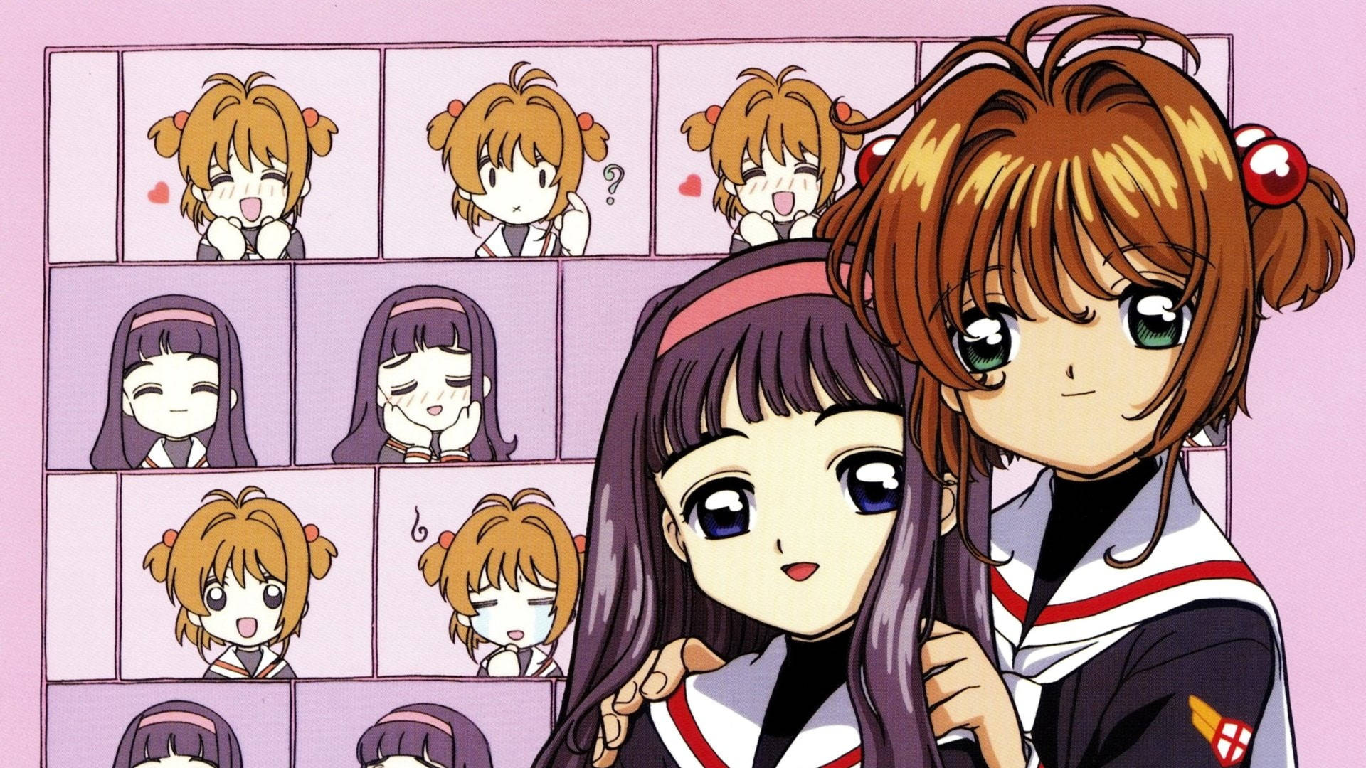Cardcaptor Sakura Best Friends Illustration Background